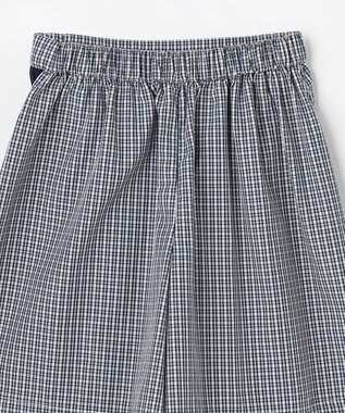 組曲 KIDS 【110-140㎝】 チェックプリーツ キュロット サックスブルー