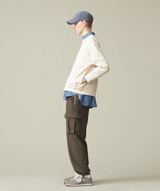 J.PRESS YORK STREET 【UNISEX】裏毛クルーネックトレーナー アイボリー系