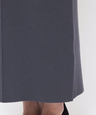 uncrave シルキーニット ワンピース（uncrave WHITE） スレート