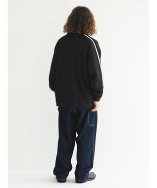 CRAFT STANDARD BOUTIQUE 【リサイクル】ラインカーディガン Black