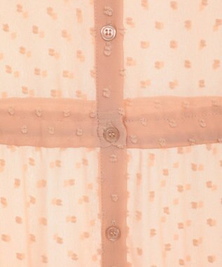 earth music&ecology ドットドビーシアー羽織ワンピース Pink