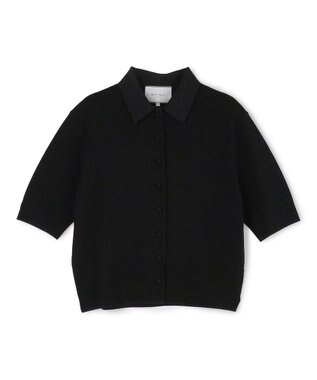 BEIGE， 【ロングセラー】LAURA / ストレッチ ポロニット Black