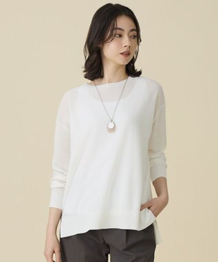 自由区 S ファインゲージスパングルプルオーバー ニット