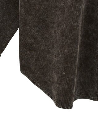 Green Parks ・ＥＬＥＮＣＡＲＥ　ＤＵＥ　ケミカルコーデュロイシャツ Brown