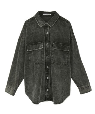 Green Parks ・ＥＬＥＮＣＡＲＥ　ＤＵＥ　ケミカルコーデュロイシャツ Green