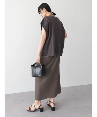 Green Parks ・Ｒａｙ　Ｃａｓｓｉｎ　フクレジャカードナロースカート Gray