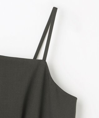 ANY SIS L キャミワンピース × カットソー セット チャコールグレー
