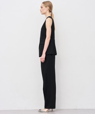 uncrave TRツイル ベーシックトラウザー ブラック