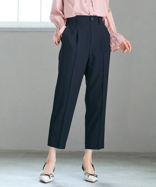 Feroux NEW美シルエットテーパード パンツ ブラック系