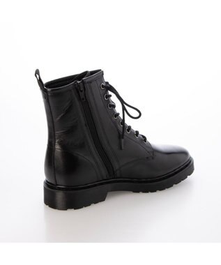 ing <ing>【WEB限定】レースアップショートブーツ ブラック