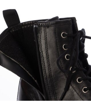 ing <ing>【WEB限定】レースアップショートブーツ ブラック