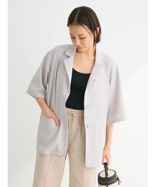 Green Parks ・ＥＬＥＮＣＡＲＥ　ＤＵＥ　ジャカードジャケット Gray