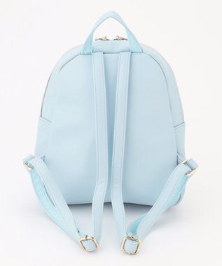 ANY KIDS リボン 合皮 リュックサック サックスブルー