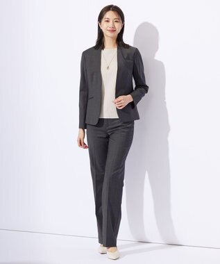 J.PRESS LADIES ビジューリング ネックレス ゴールド系