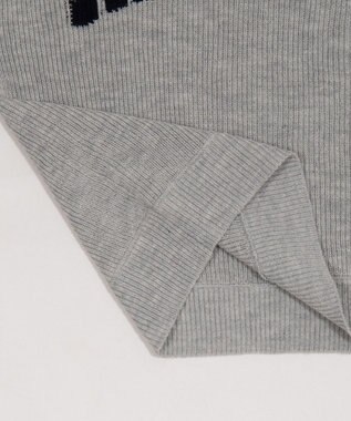 WEGO NEWYORKハーフジップニット 杢グレー