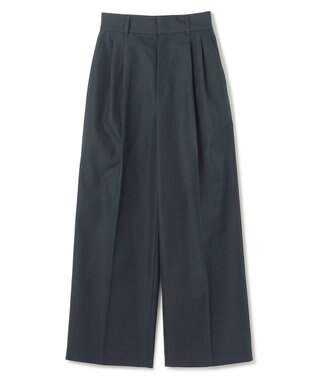 uncrave 【撥水・花粉防止・洗濯機洗い可】クリアツイル ワイドパンツ（uncrave STANDARD） ネイビー