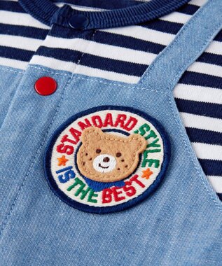 MIKI HOUSE HOT BISCUITS ショートオール＆ソックスギフトセット【BOX付き】 ブルー