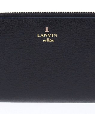 LANVIN en Bleu リム Lファスナー長財布 ブラック