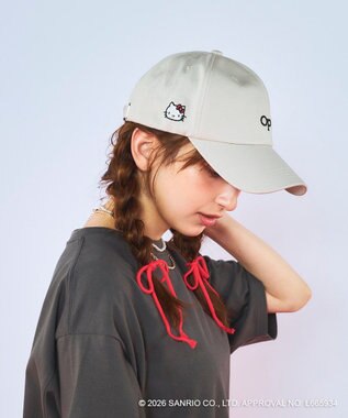OP／FILA 【Ocean Pacific×ハローキティ】ワンポイントキャップ ベージュ