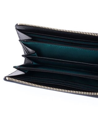 LANVIN en Bleu リム Lファスナー長財布 ブラック
