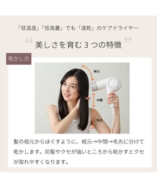 YAMATO テーブル＆キッチン 【TWINBIRD】ケアドライヤー  ホワイト  TB-G008JPW ホワイト