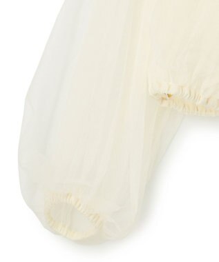 GRACE CONTINENTAL ギャザーチュールブルゾン キナリ