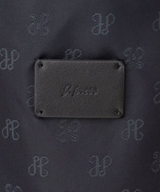 J.PRESS LADIES 【ポケッタブル】ジャカード トート バッグ ネイビー系5