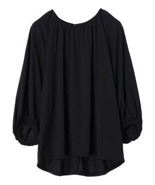 earth music&ecology パフスリーブカットソー Black