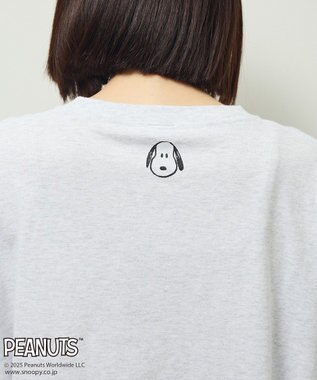 Green Parks ■PEANUTS クロスステッチロンTEE White Mixture