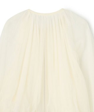 GRACE CONTINENTAL ギャザーチュールブルゾン キナリ