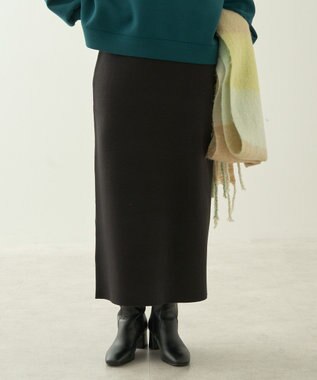 AMERICAN HOLIC ミラノリブニットタイトスカート Black