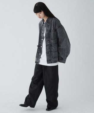 WEGO デニムカバーオール ブラック