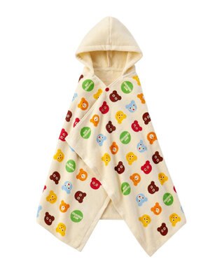 MIKI HOUSE HOT BISCUITS バスポンチョ ギフトセット 【BOX付き】 マルチカラー