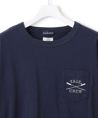 J.PRESS YORK STREET 【UNISEX】YALEポケットTEEシャツ ネイビー系