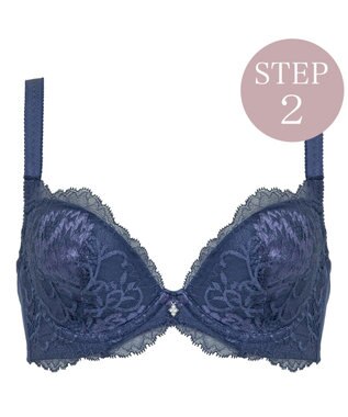  【BRADELIS New York/ 育乳補整ブラ・STEP2 寄せる】ナオミステップ2ブラ25A1 補正下着 ブラジャー 谷間メイク