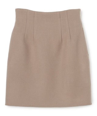 uncrave メルトンリバー ミニスカート トープ