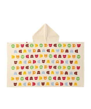 MIKI HOUSE HOT BISCUITS バスポンチョ ギフトセット 【BOX付き】 マルチカラー