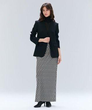 BEIGE， 【洗える】MODESTO / ジャージーストレッチIラインロングスカート Monotone