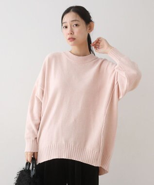 Green Parks リラックスモールニットチュニック Pink