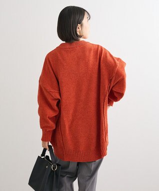 Green Parks リラックスモールニットチュニック Orange