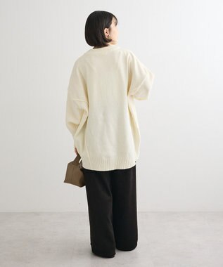 Green Parks リラックスモールニットチュニック Off White