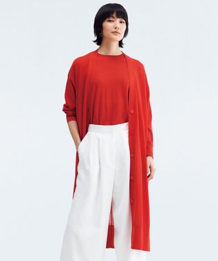 ICB L 【マガジン掲載】Stiffen ロング カーディガン（番号CH62）