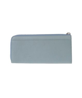 genten 【福財布】アルモニア L字ファスナー長財布 ベビーブルー