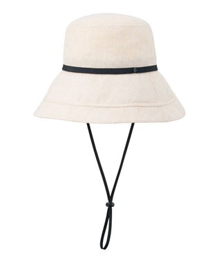 MOONBAT 【遮光100％/遮熱/UV/UPF50+/コンパクト】ネックガード付きハット 帽子 無地 サイズ調整可能 手洗い可能 ベージュ