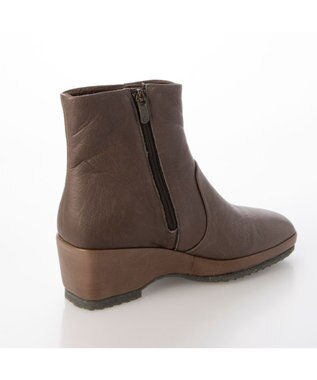 MODE ET JACOMO <D'ICI>ウェッジソールスクエアトゥブーツ オーク