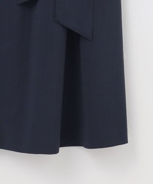 自由区 L 【接触冷感・UVカット・吸水速乾・洗える】ドライタッチファンクショナル ワンピース ネイビー