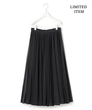 ICB 【WEB限定・洗える】SheerGloss スカート チャコール系