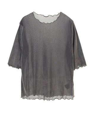 AMERICAN HOLIC シアーベロアＴシャツ Gray