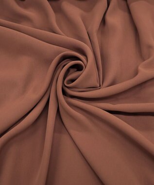 Tiaclasse 【洗える】シンメトリープリーツワンピース ブラウン