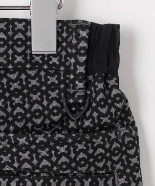 23区GOLF 【MEN】裏起毛ジャージーパンツ ストレッチ モノグラム 上品スタイル ブラック系5